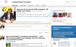 Blog LinkedIn Groep Pagina Orange Monday Foundation